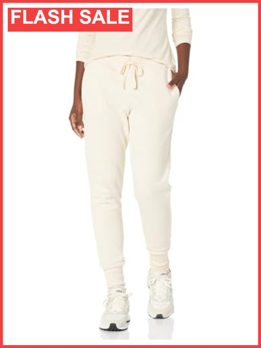 Cotton Fleece Jogger Sweatpants with Drawstring